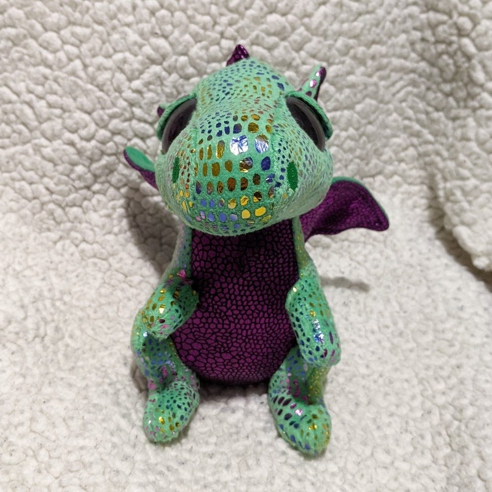 💚3/$15 Cinder the Dragon - Beanie Boos